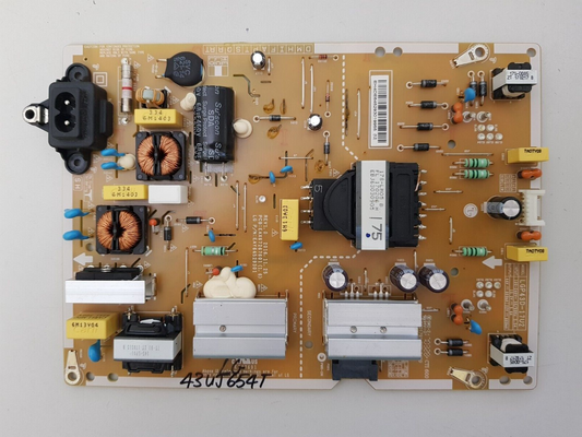 GENUINE LG 43UJ654T POWER SUPPLY BOARD EAY64529301 EAX67267601 1.6 LGP43D-17U2
