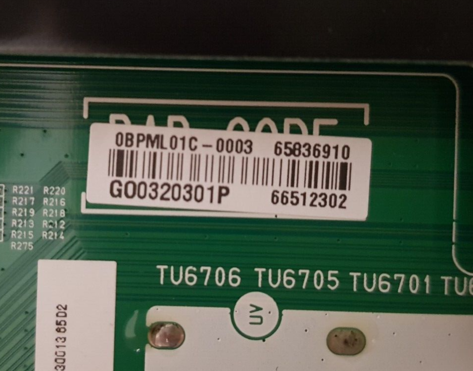 GENUINE LG OLED77GXPTA .AAUWLH MAIN BOARD 65836910 66512302 EAX69066607 1.0