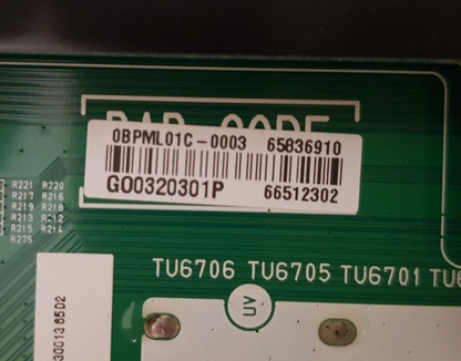 GENUINE LG OLED77GXPTA .AAUWLH MAIN BOARD 65836910 66512302 EAX69066607 1.0