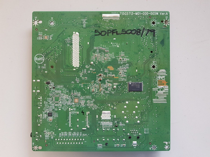 GENUINE PHILIPS 50PFL5008D/79 MAIN BOARD 715G5713-M01-000-005N VER: A