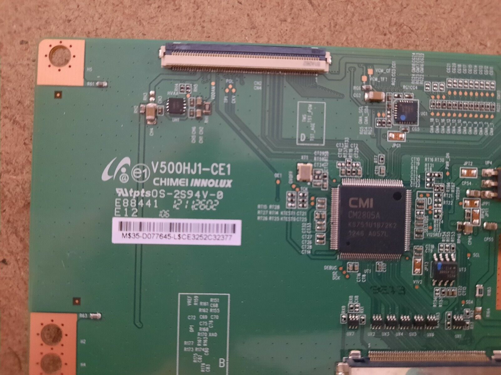 GENUINE PANASONIC TC-L50EM5 T-Con Board - V500HJ1-CE1 35-D077645