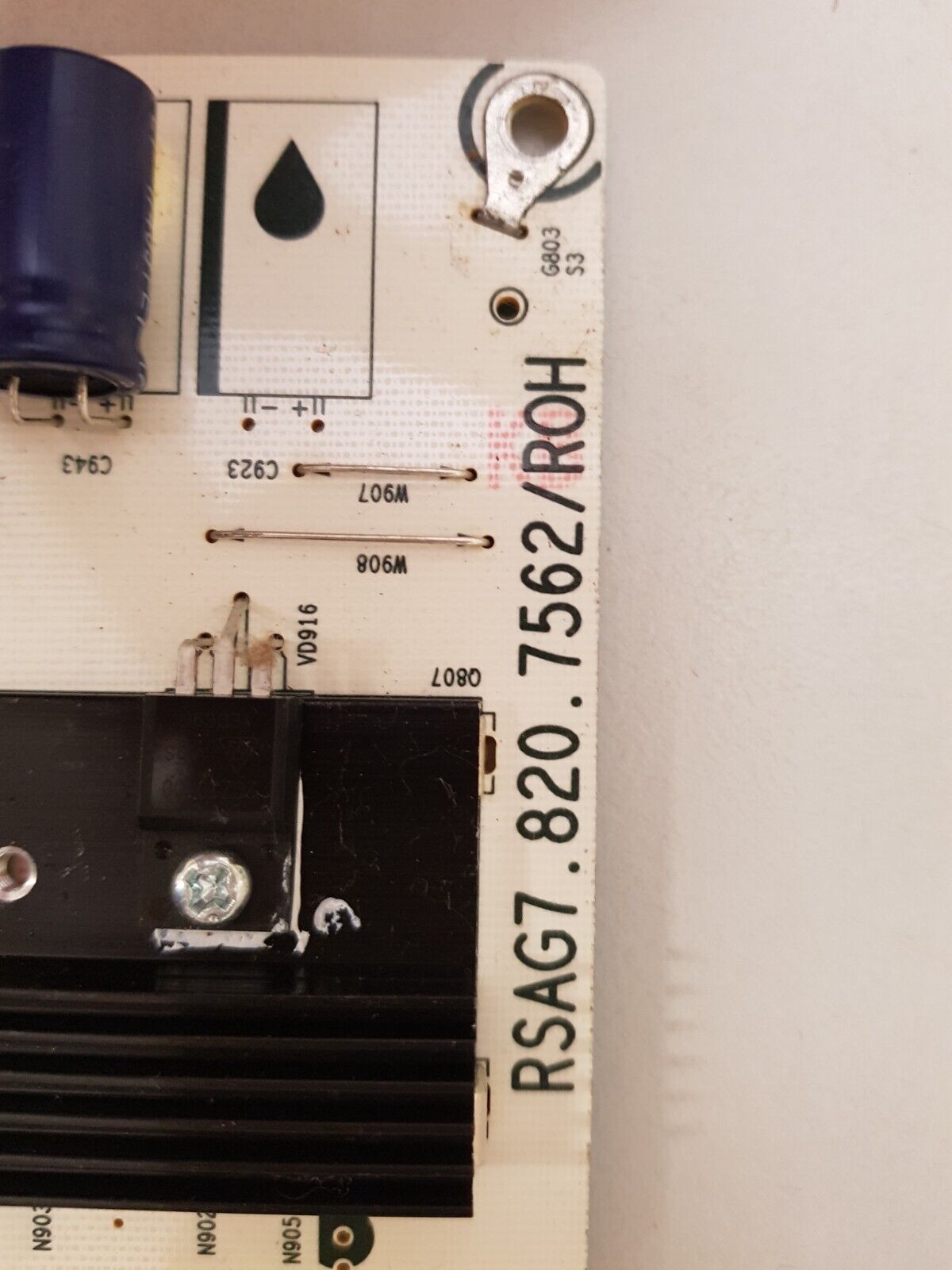 GENUINE HISENSE 75N7 POWER SUPPLY BOARD RSAG7.820.7562 HLL-7080WC 211683