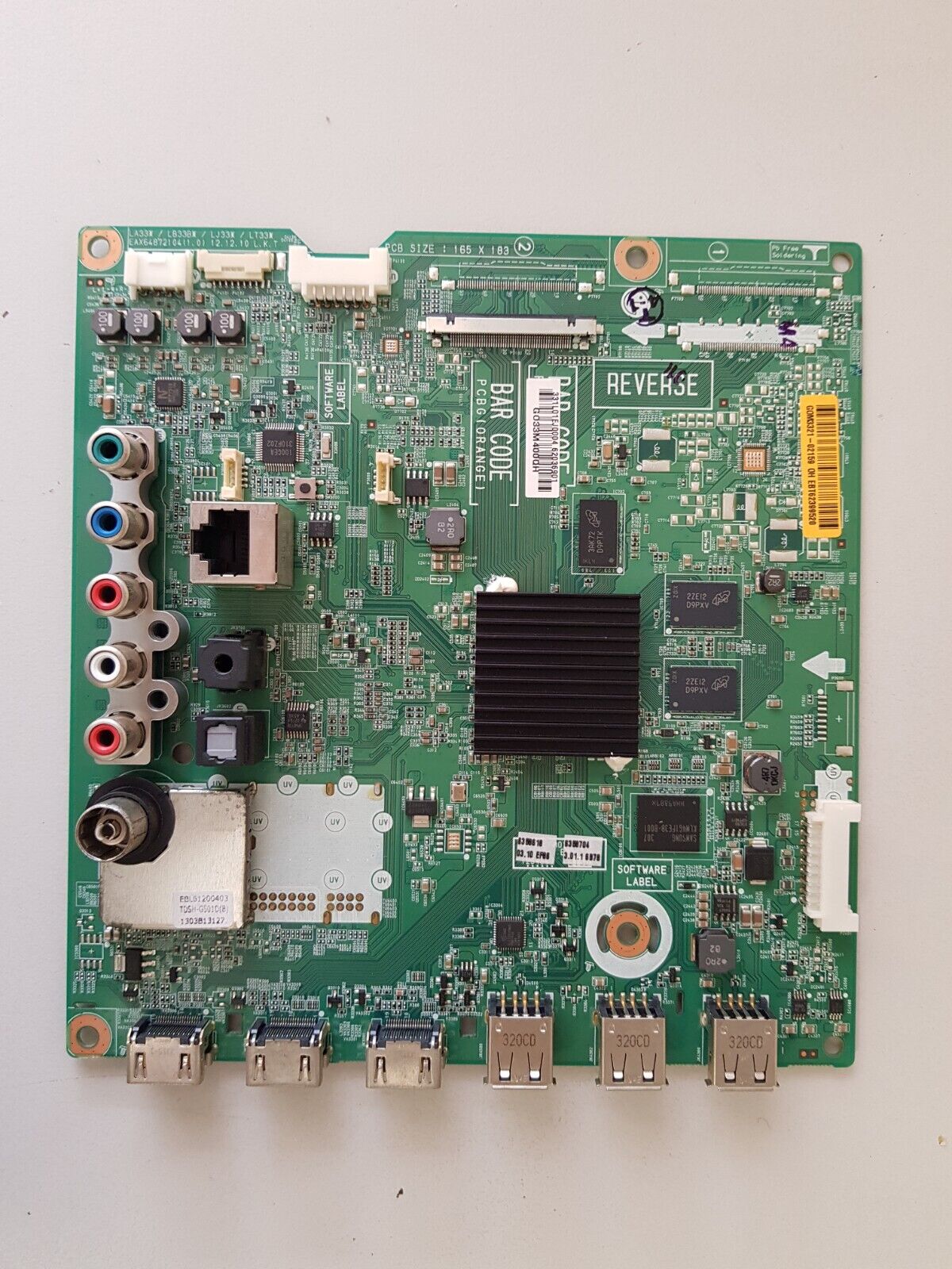 GENUINE LG 42LN5710 MAIN BOARD EBT62399520 EAX64872104 (1.0) 62036901