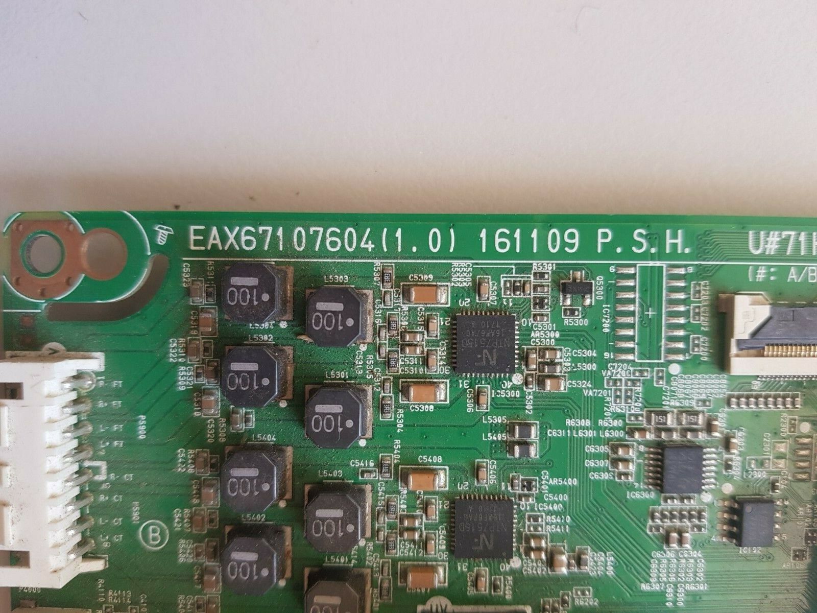 GENUINE LG 55SJ850V MAIN BOARD EAX67107604 64577206
