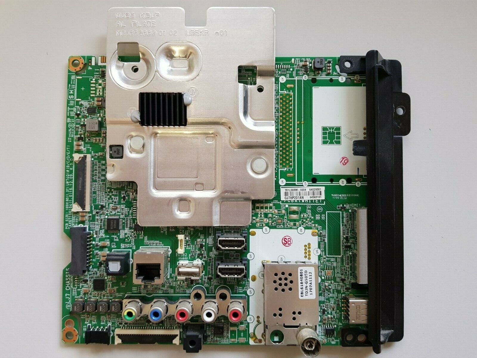 GENUINE LG 70UJ657T-TA. MAIN BOARD EAX67166104(1.0) 64029301 64563101 64025601