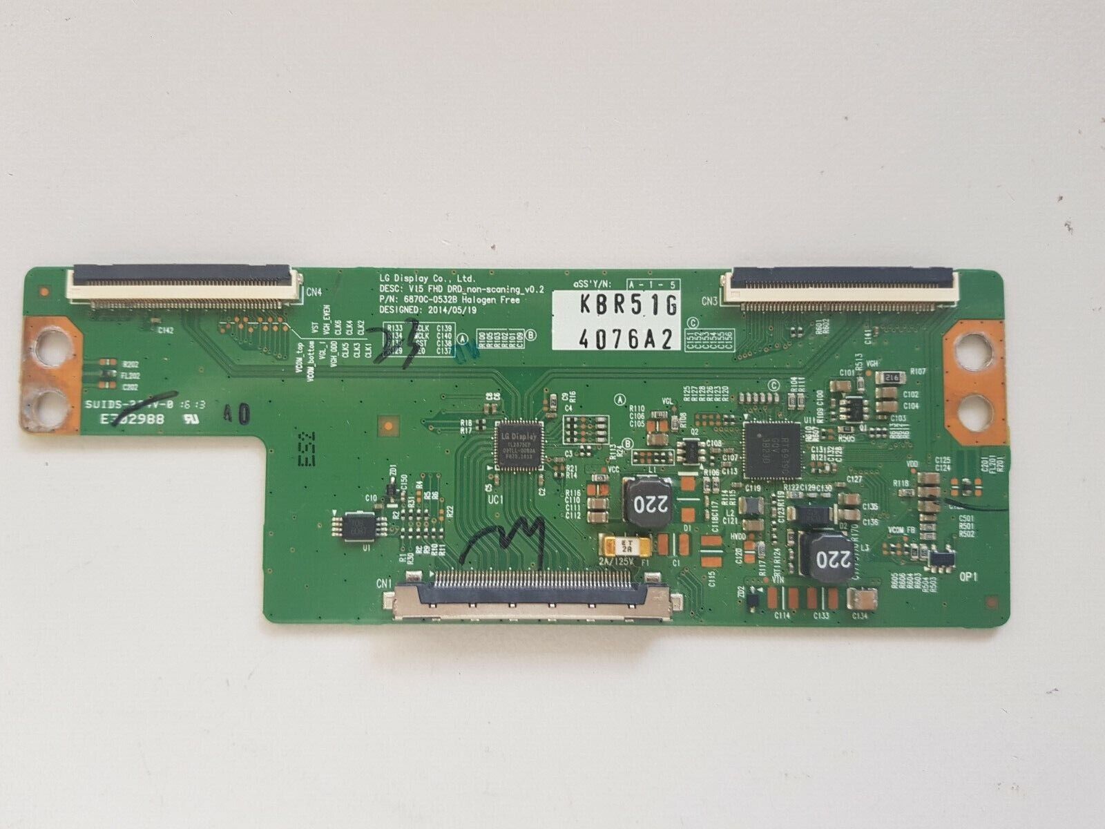 GENUINE LG 55SM5KD-B T-CON BOARD 6871L-4076A 6870C-0532B  