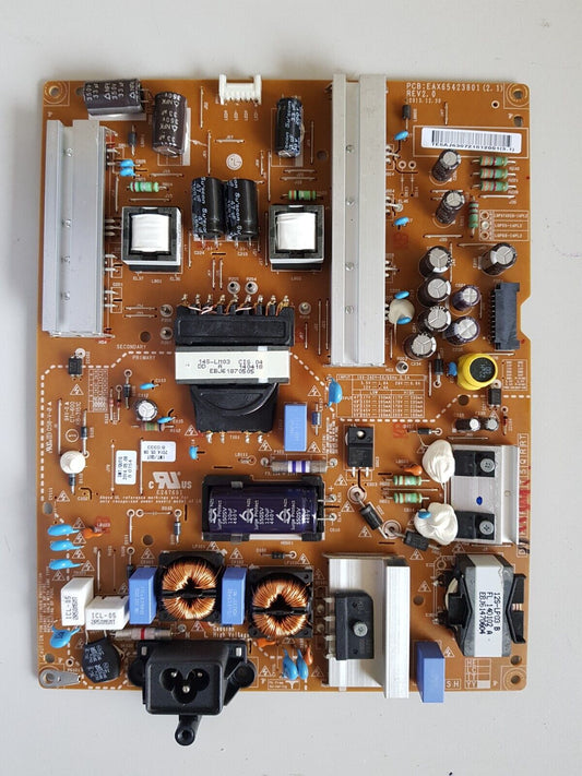 GENUINE LG 55LB6500 POWER SUPPLY BOARD EAX65423801 LGP55-14PL2 EAY63072101