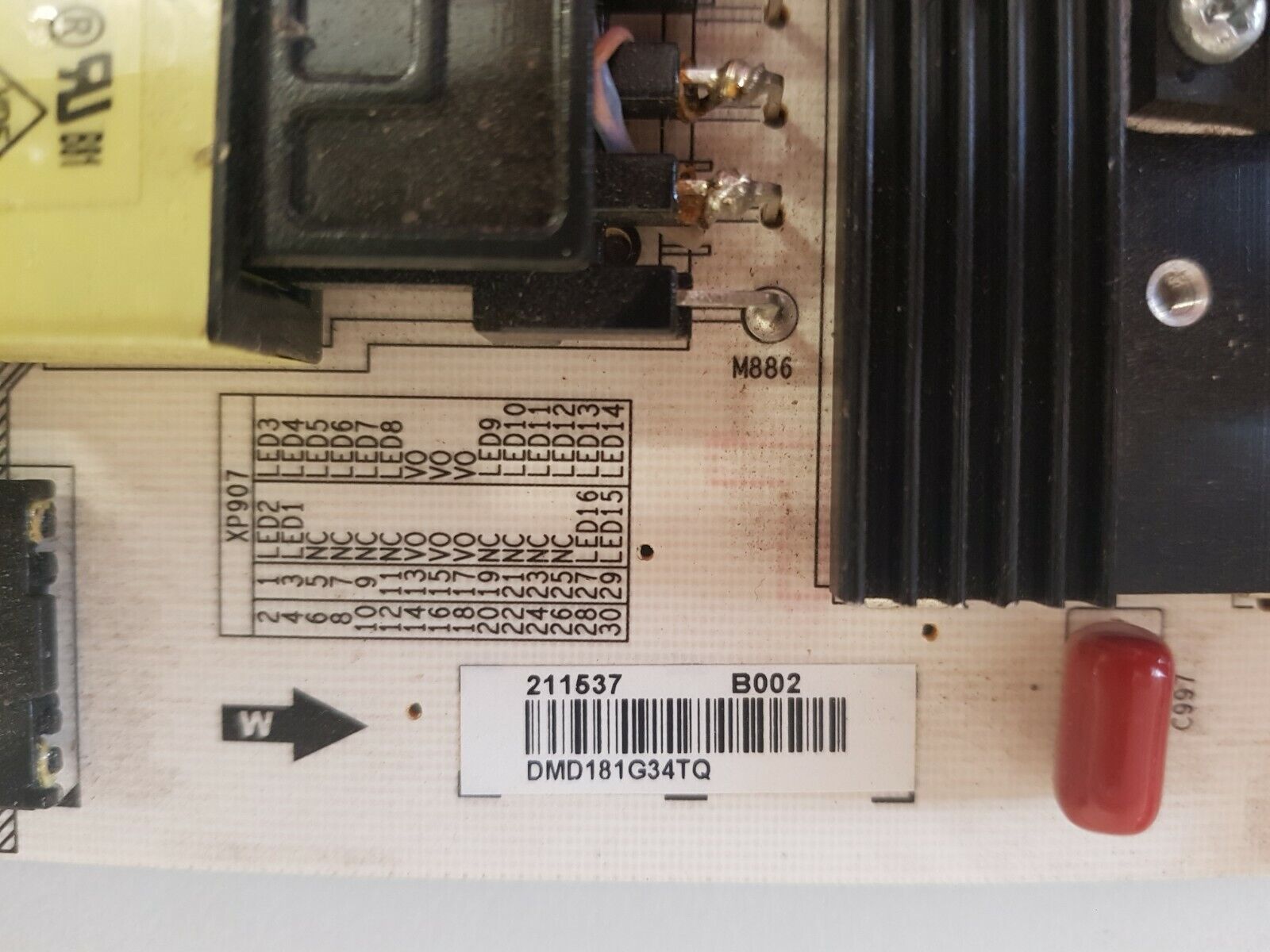GENUINE HISENSE 65N7 POWER SUPPLY BOARD RSAG7.820.6675 HLL-6070WJ 211537
