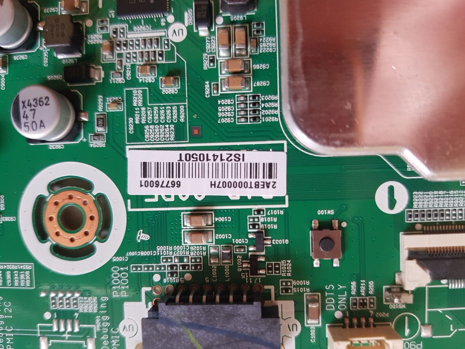 GENUINE LG 75UR640S0TD MAIN BOARD EAX69739004 (1.0) 66776001