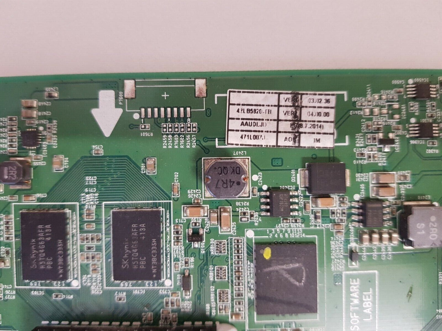 GENUINE LG 42LB5820 MAIN BOARD EAX65610206(1.0) 63121510