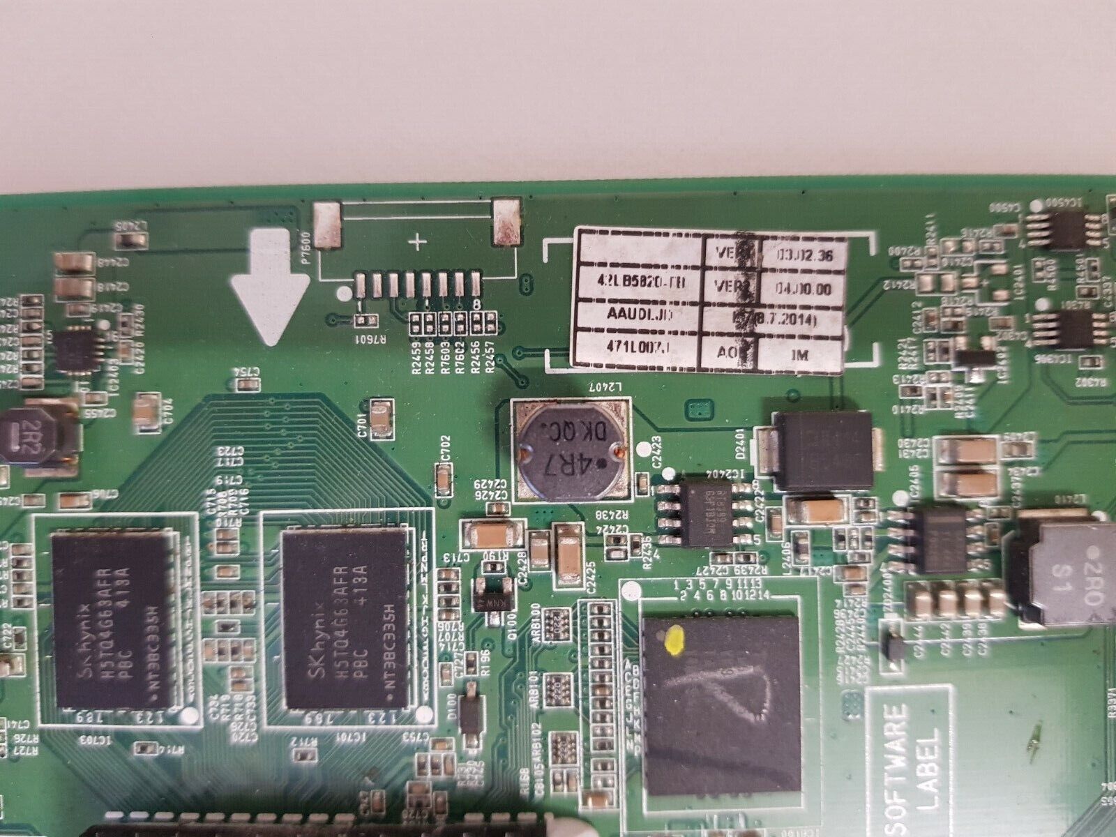 GENUINE LG 42LB5820 MAIN BOARD EAX65610206(1.0) 63121510