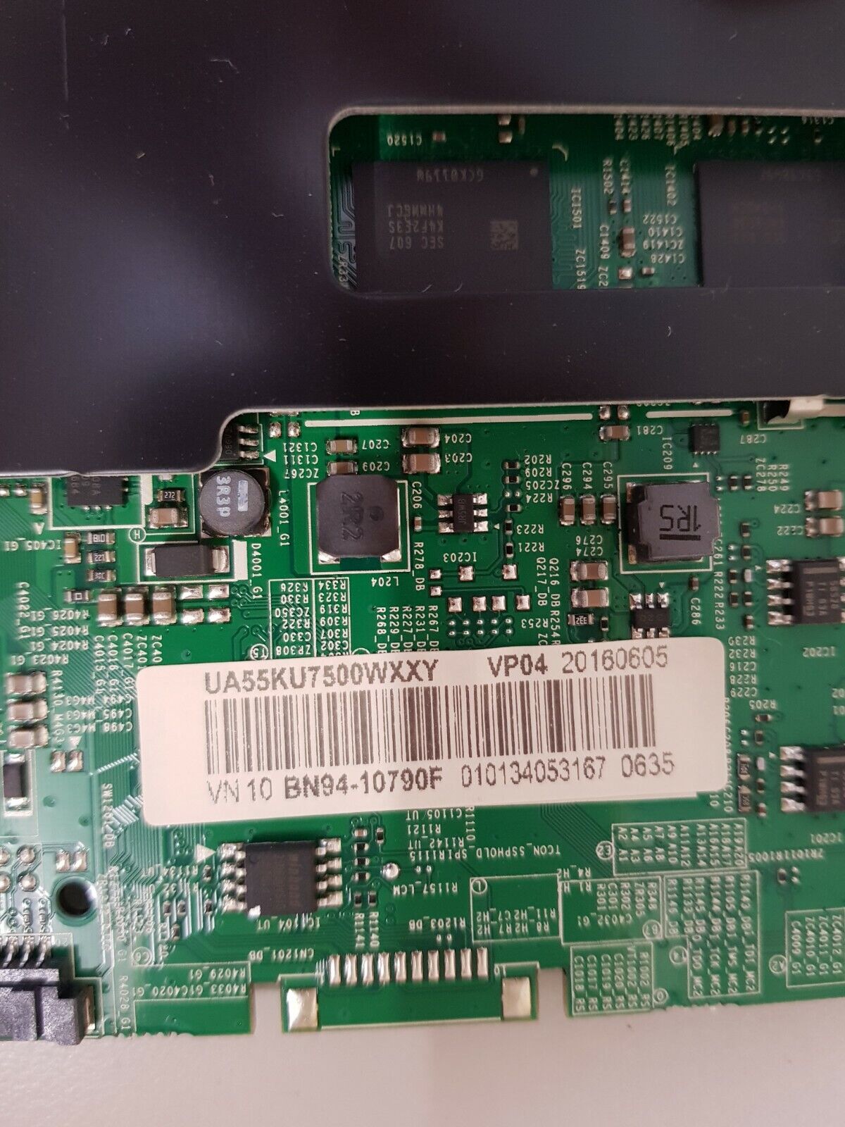 GENUINE SAMSUNG UA55KU7500 (VER-AA01) MAIN BOARD BN94-10790F BN41-02528A