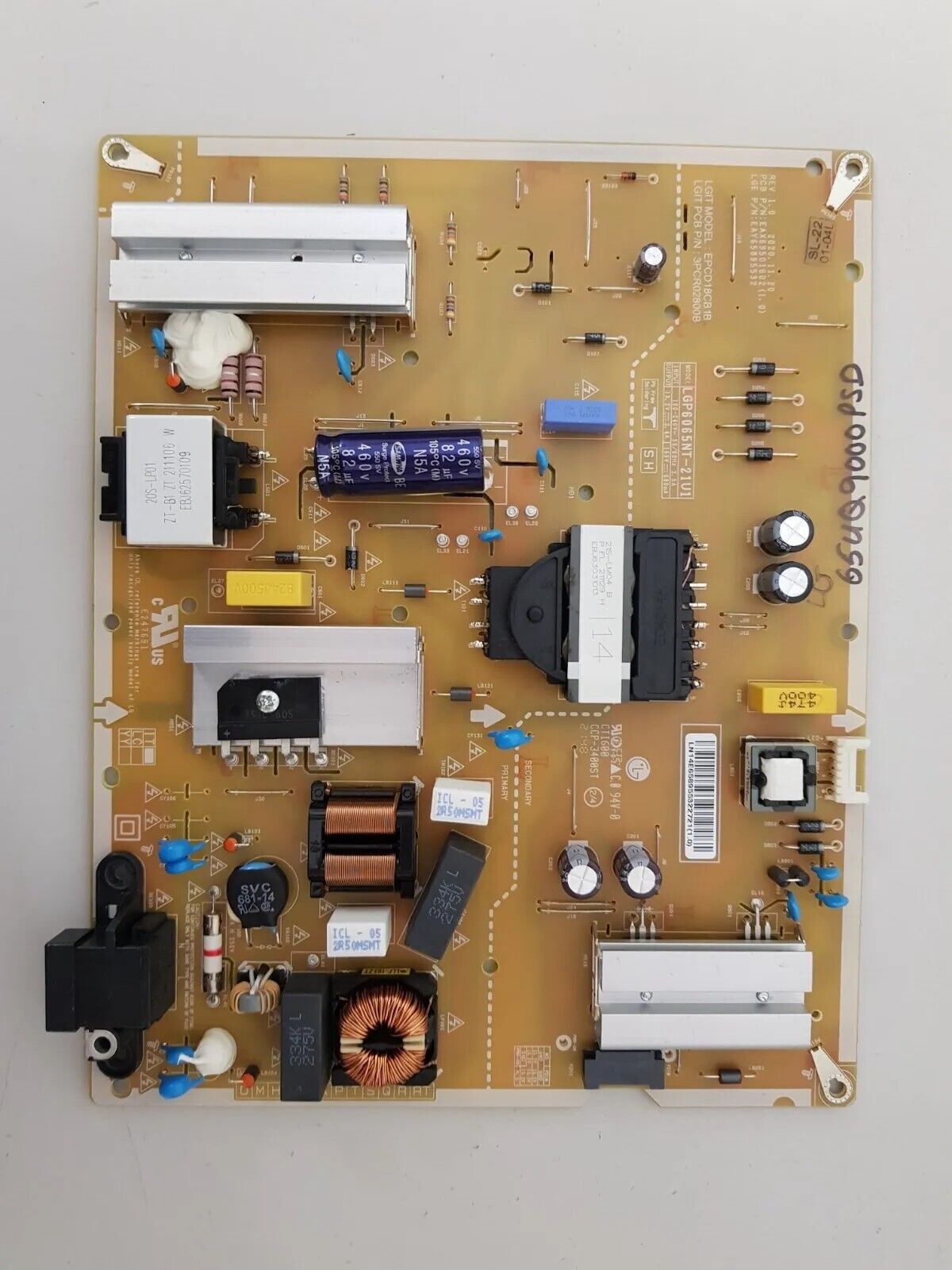 GENUINE LG 65UQ9000 POWER SUPPLY BOARD EAY65895532 EAX69501602 (1.0) EPCD18CB1B