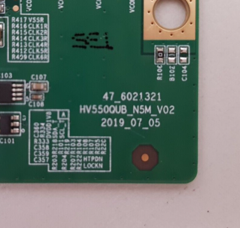 GENUINE SONY KD- 65X80J T-CON BOARD 47_6021321 HV550QUB_N5M_V02 HV650QUBN9L