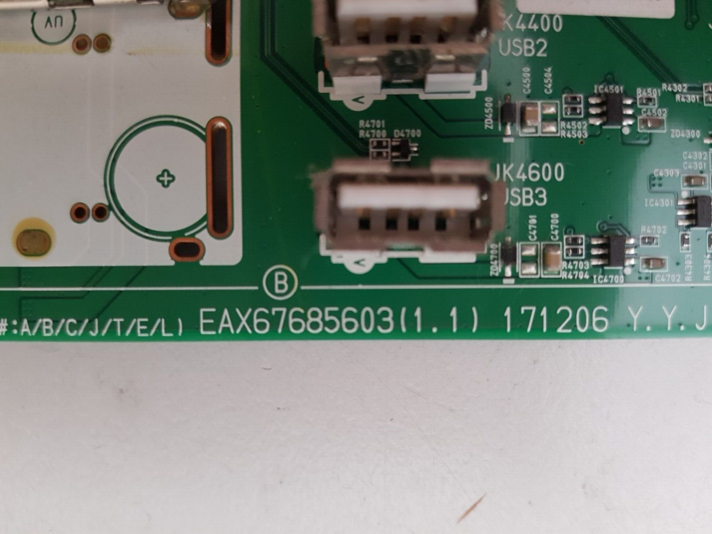 GENUINE LG OLED 65E8PTA .AAUWLJD MAIN BOARD 65284102 EAX67685603 1.1
