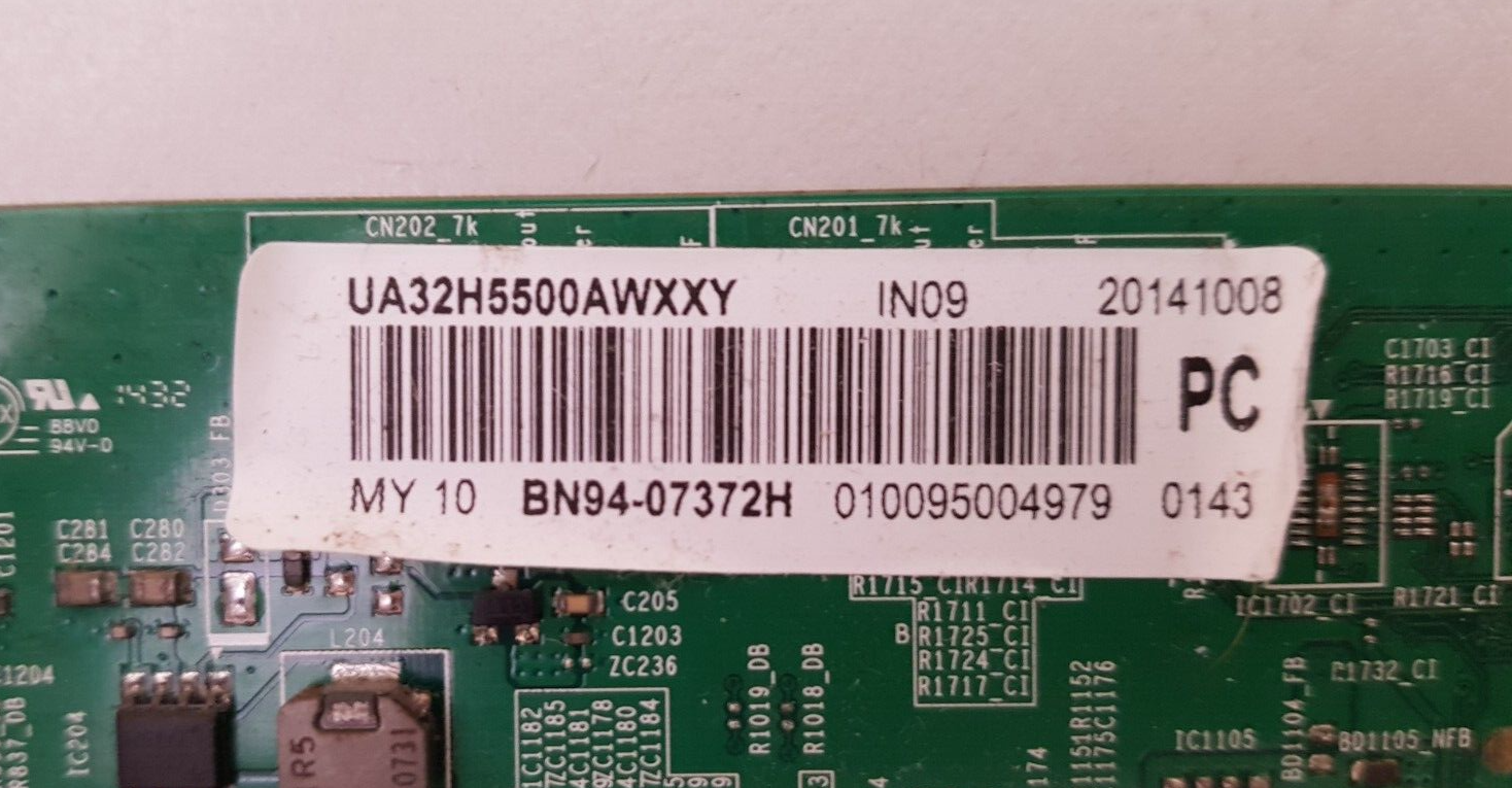 GENUINE SAMSUNG UA32H5500 AWXXY (VER TH01) MAIN BOARD BN94-07372H BN41-02156A