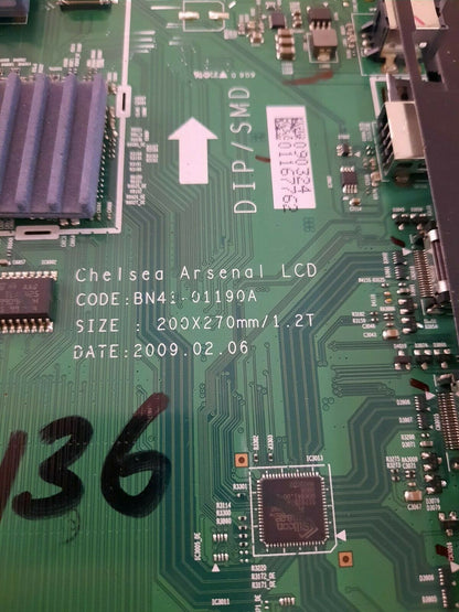 GENUINE SAMSUNG UA46B6000 Main Board - BN94-02881B BN44-01190A