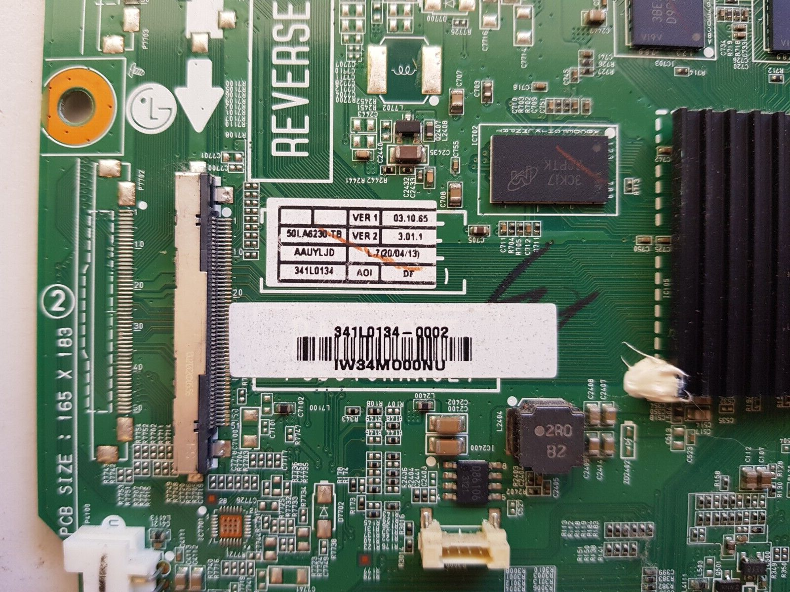 GENUINE LG 50LA6230-TB.AAUYLJD MAIN BOARD EAX64872104 (1.0)