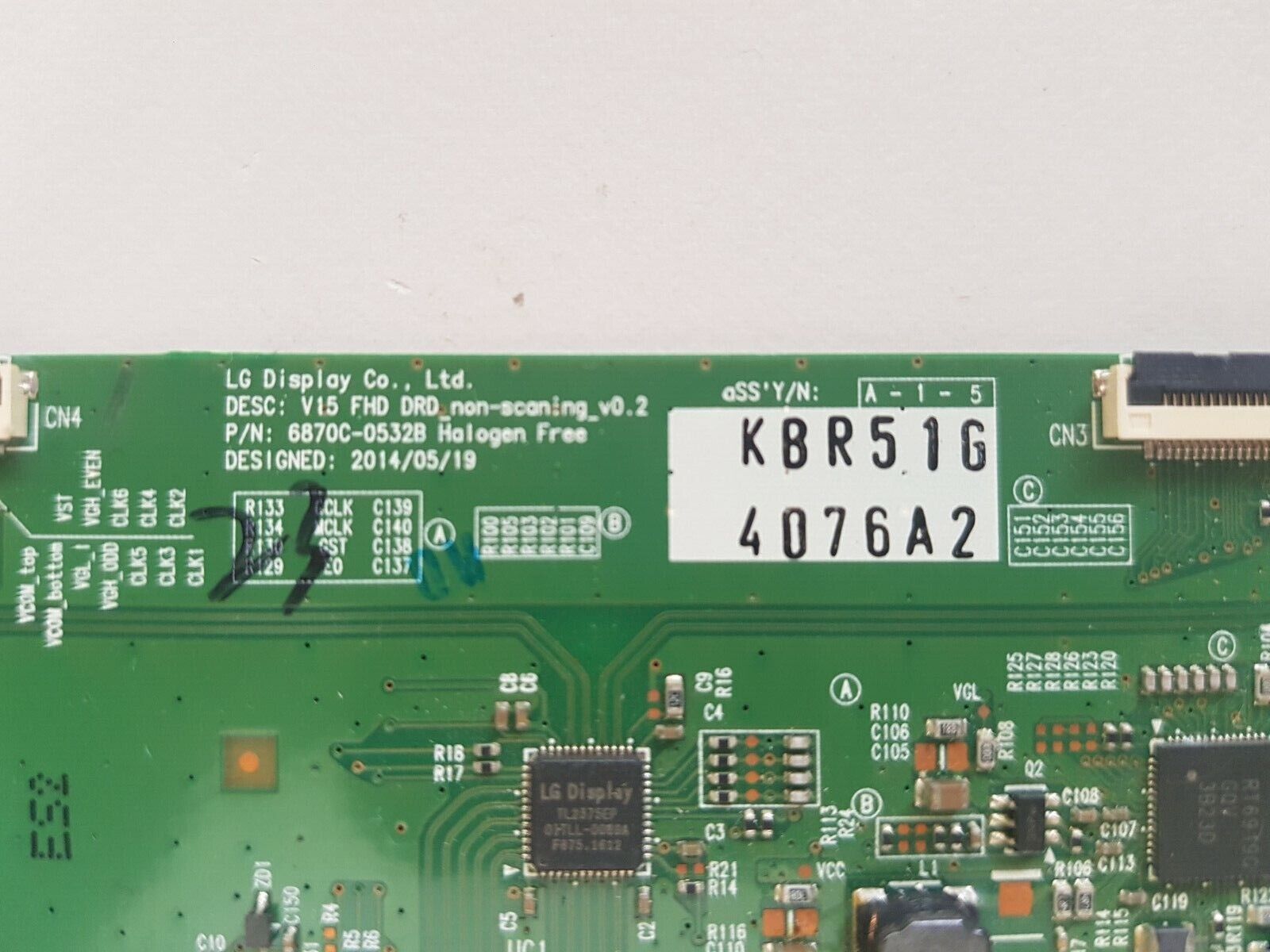 GENUINE LG 55SM5KD-B T-CON BOARD 6871L-4076A 6870C-0532B  