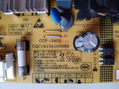 GENUINE MI L58M5-4C POWER SUPPLY BOARD SHG5801A-248E 25-DB5574-X2P1 CCP-3400