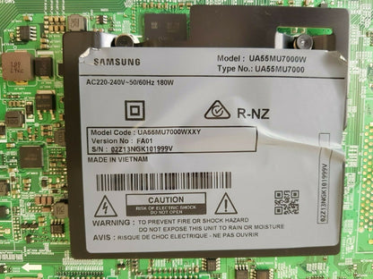 GENUINE SAMSUNG UA55MU7000WXXY (VER-FA01) MAIN BOARD BN94-12538E BN41-02570B