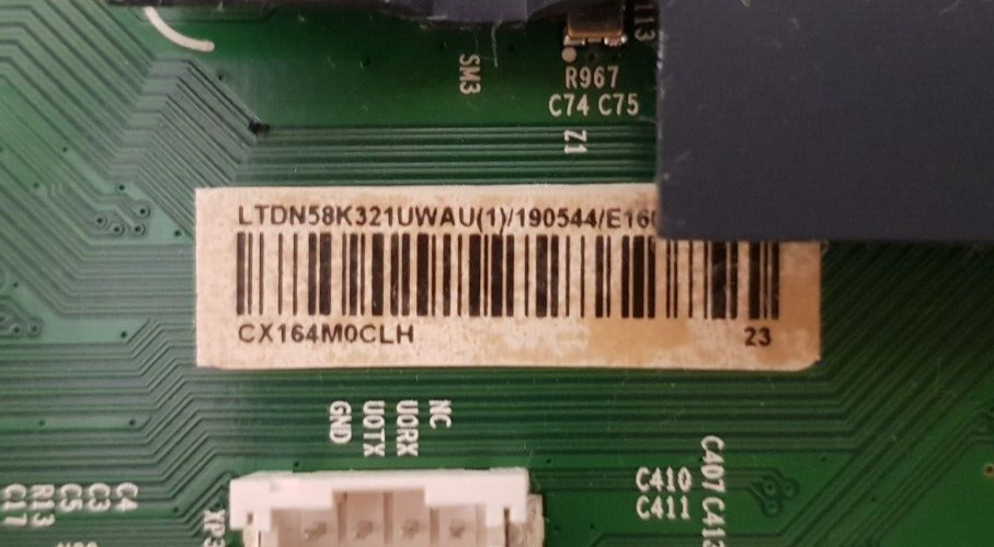 GENUINE HISENSE 58K322UW MAIN BOARD RSAG7.820.6591 LTDN58K321UWAU
