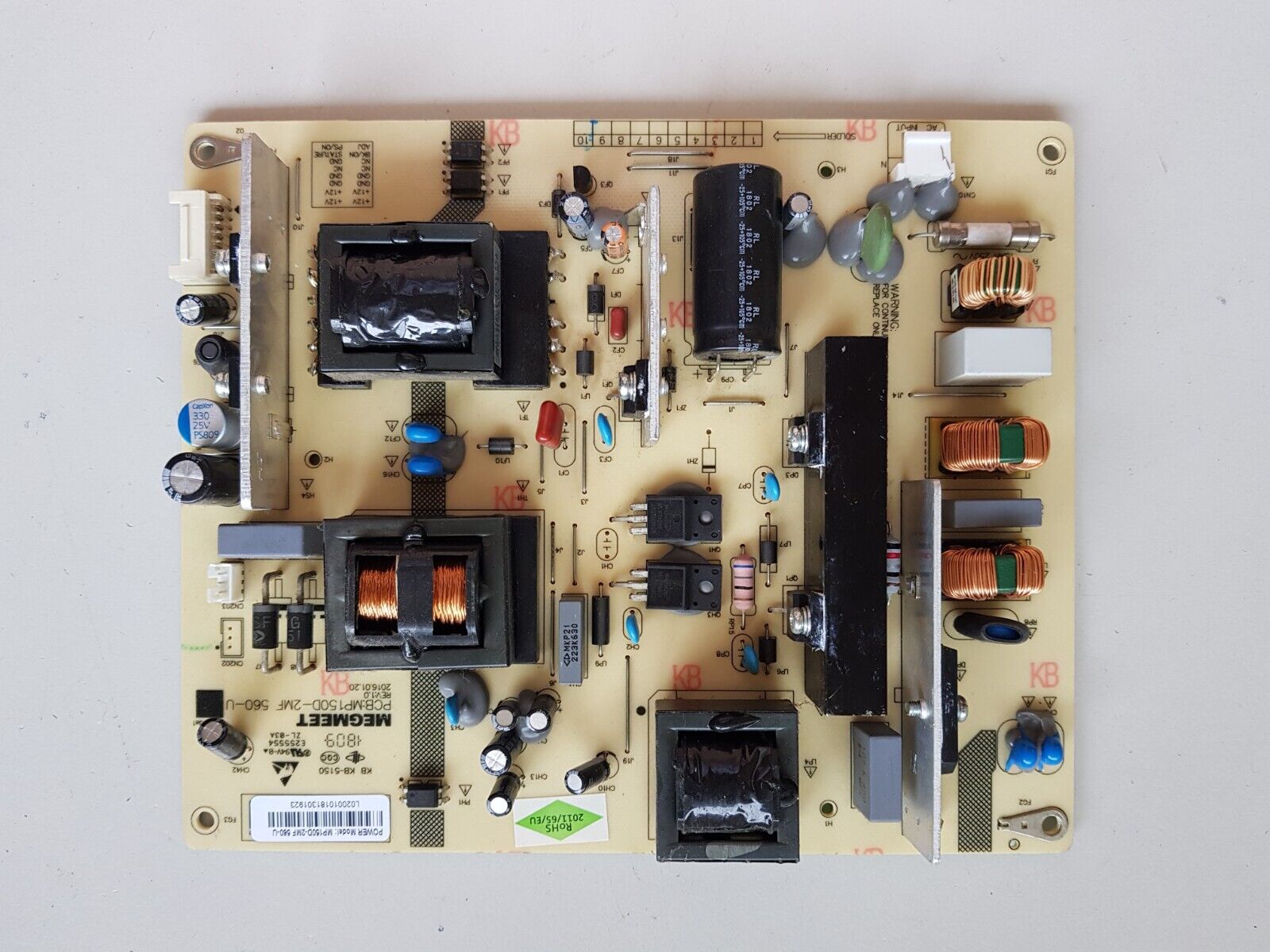 GENUINE CHIQ U50G9 POWER SUPPLY BOARD MP150D-2MF 560-U
