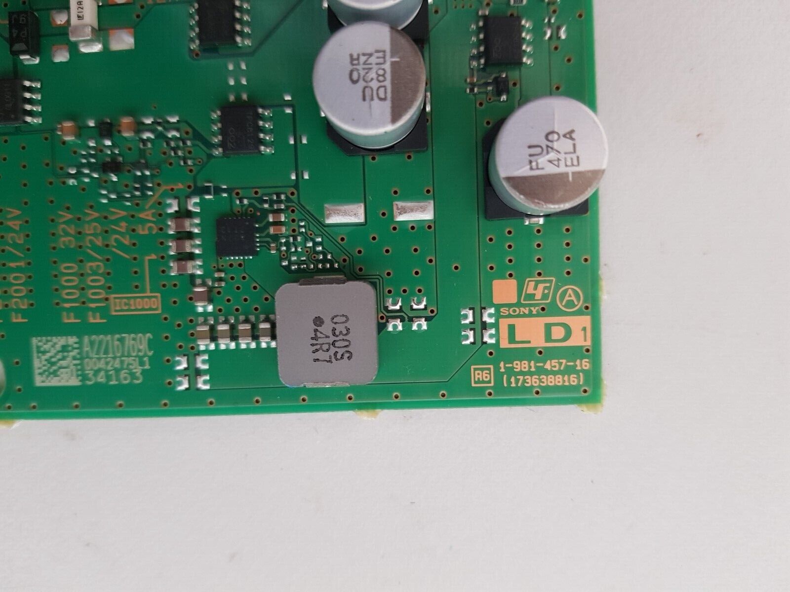 GENUINE SONY KD-49X7000G LD BOARD A2216769C 1-981-457-16