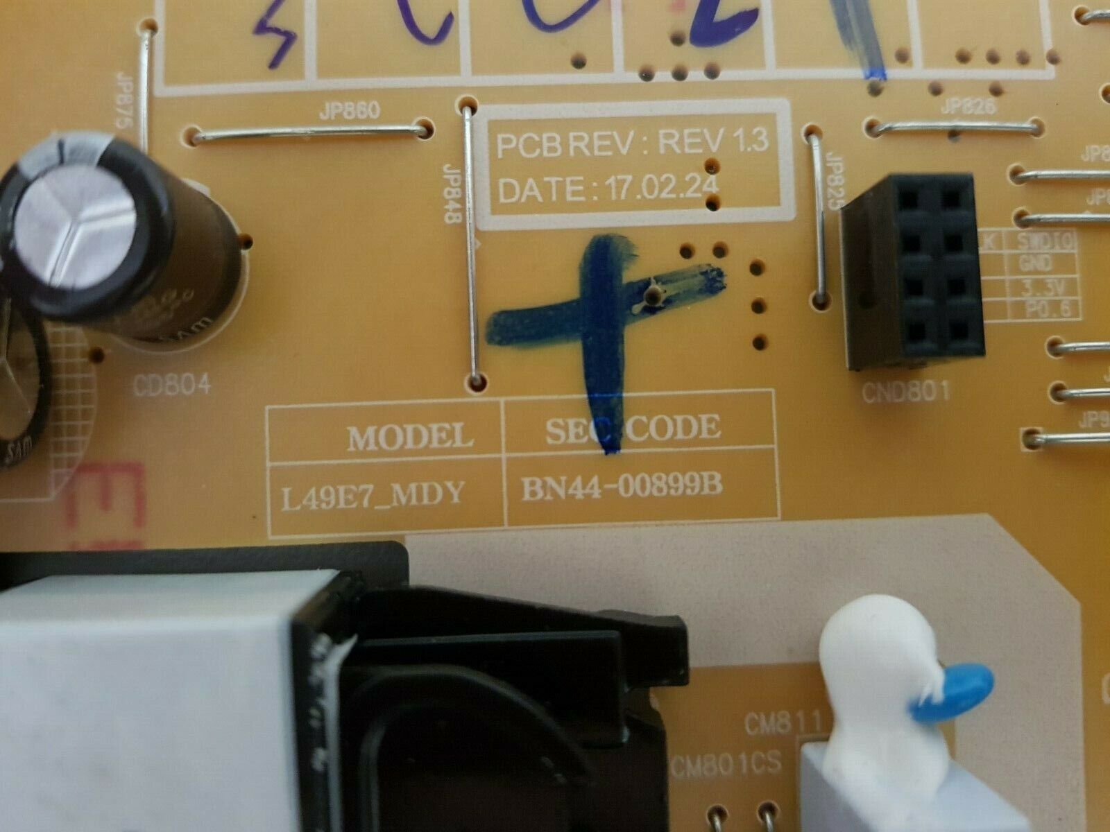 GENUINE SAMSUNG QA55Q7FAM POWER SUPPLY BOARD BN44-00899B L49E7N_MDY