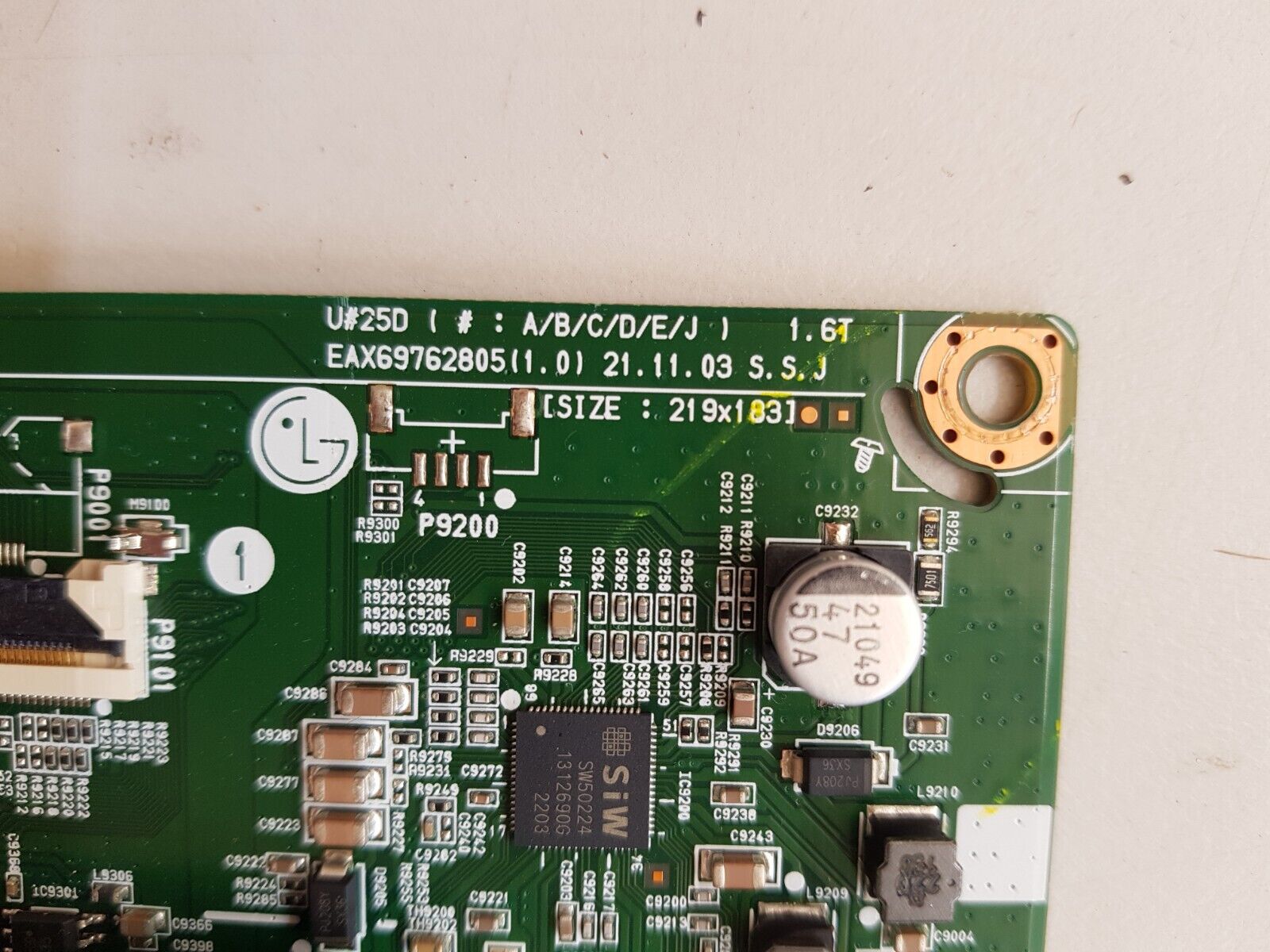 GENUINE LG 75NANO75SQA.AAUFLJD MAIN BOARD EAX69762805 1.0 EBT66971002