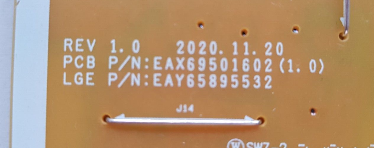 GENUINE LG 65UP8000 POWER SUPPLY BOARD EAY65895532 EAX69501602 LGP6065NT-21U1