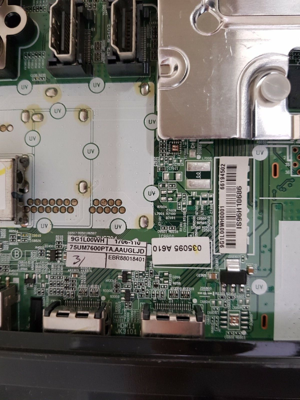 GENUINE LG 75UM7600 MAIN BOARD EBR88018401 EBT66194502 EAX68253604(1.0)