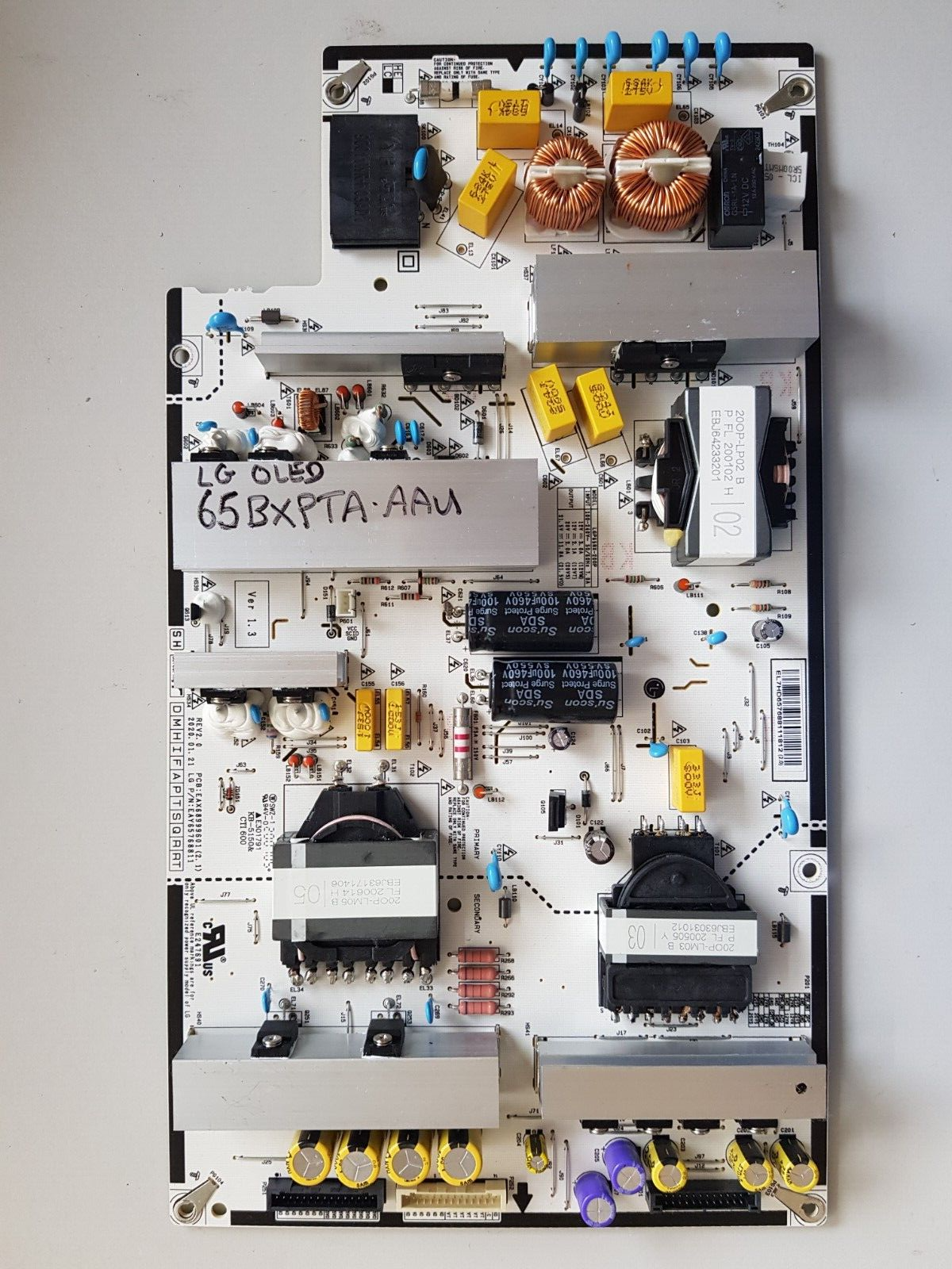 GENUINE LG OLED65BXPTA-AAU POWER SUPPLY BOARD EAX68999601 (2.1) EAY65768811