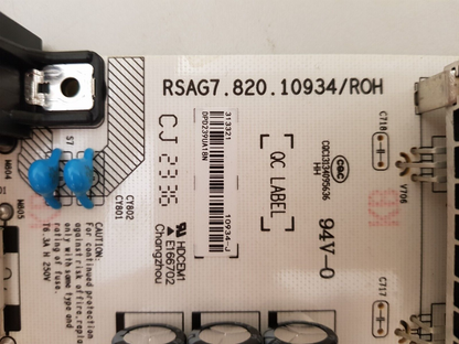 GENUINE HISENSE 65U8HAU POWER SUPPLY BOARD RSAG7.820.10934 313321