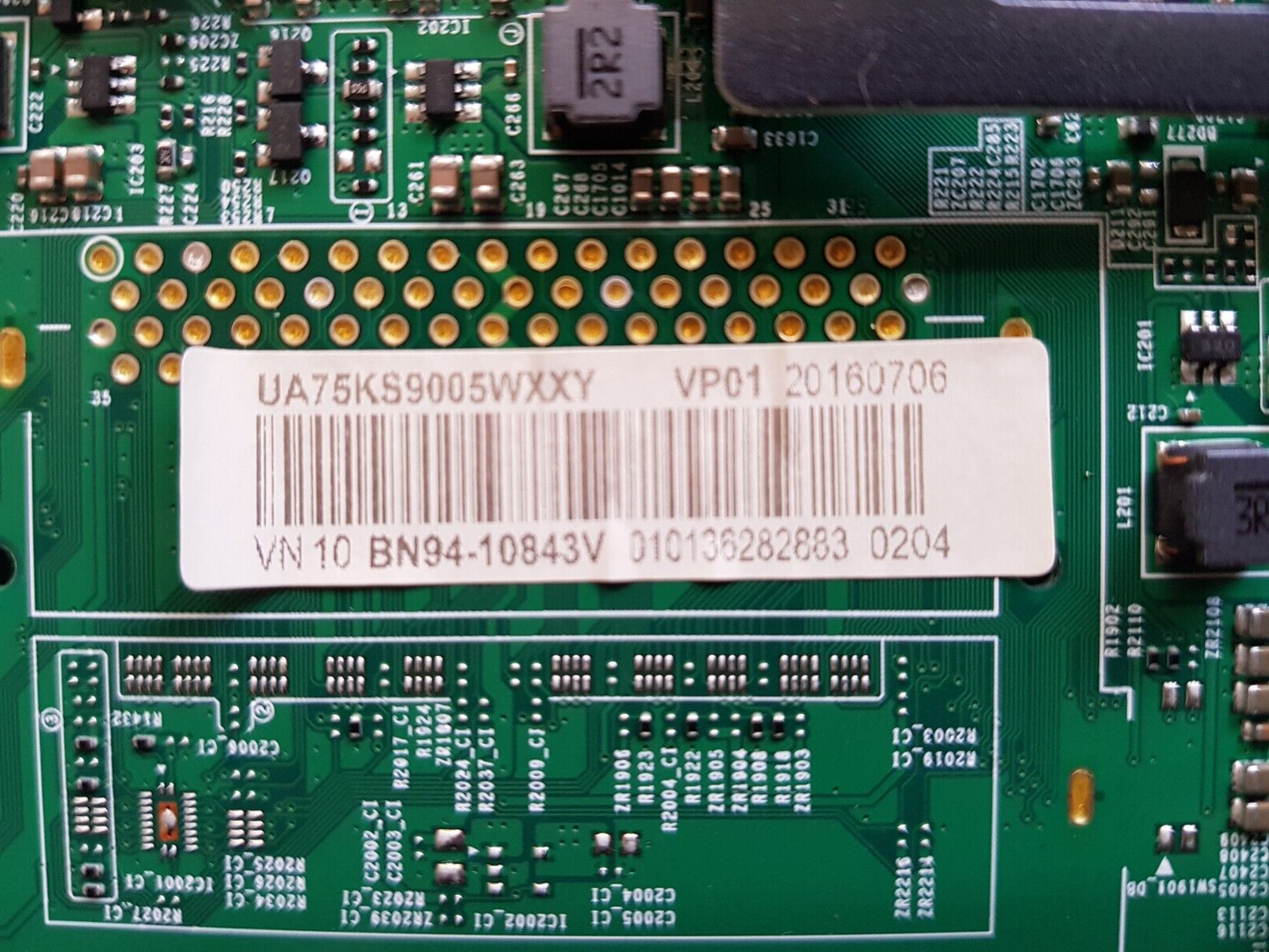 GENUINE SAMSUNG UA75KS9005WXXY (VER FA01) MAIN BOARD BN94-10843V BN41-02505A