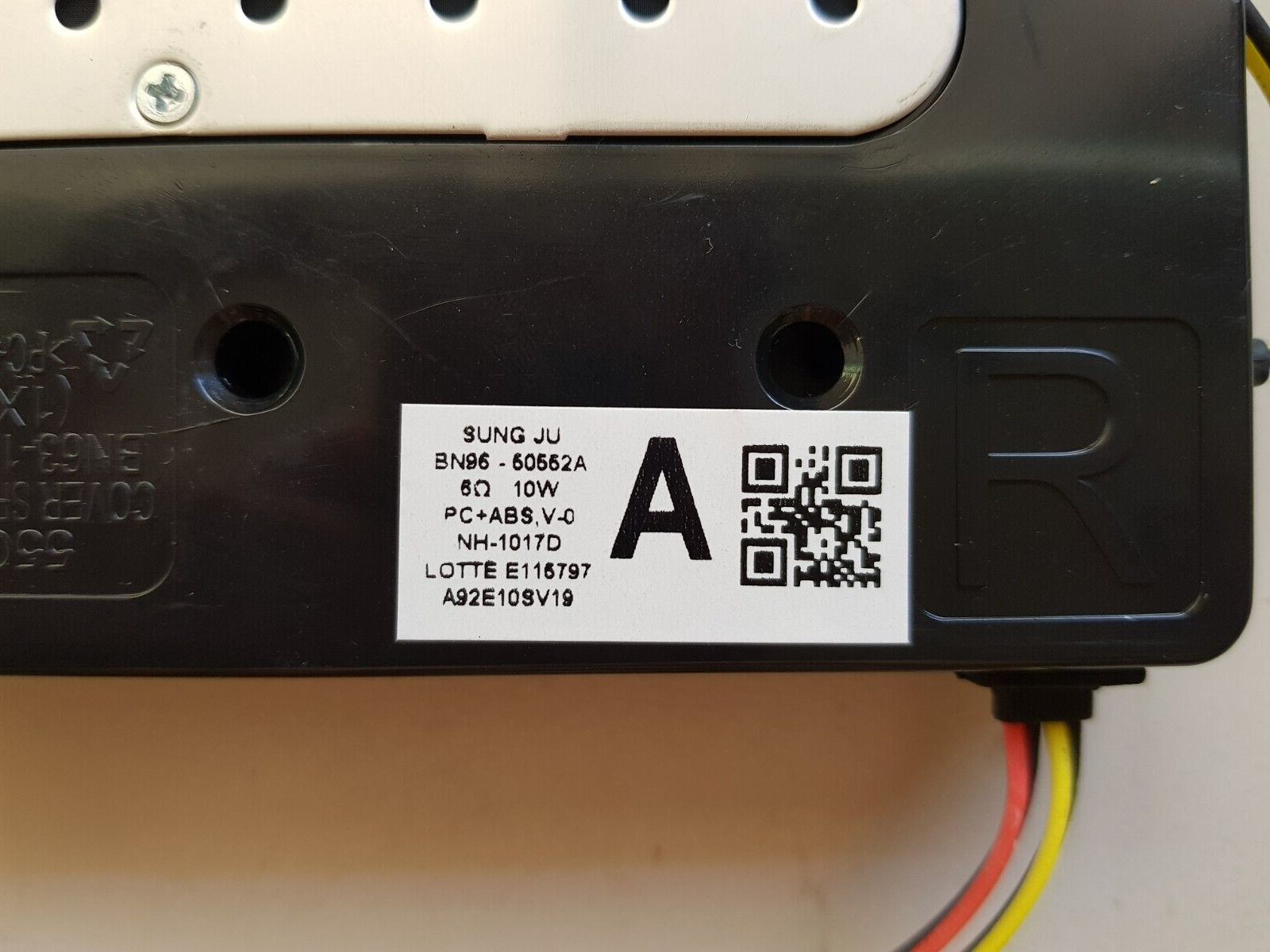 GENUINE SAMSUNG QA55Q80BAWXXY L&R SPEAKERS (TOP SET) BN96-50552A