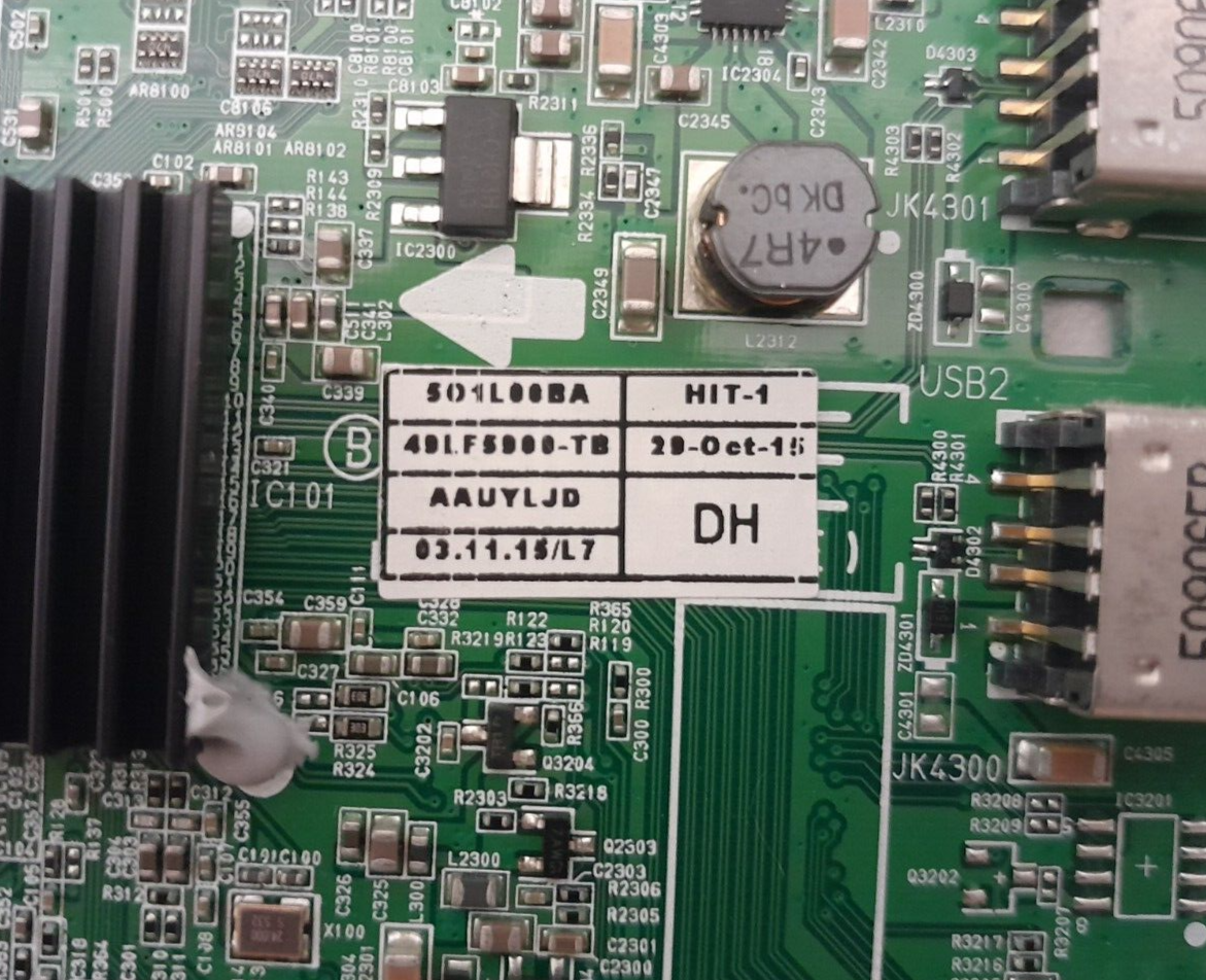 GENUINE LG 49LF5900 TB.AUYLJD MAIN BOARD EBT63933710 EAX66446805 1.0