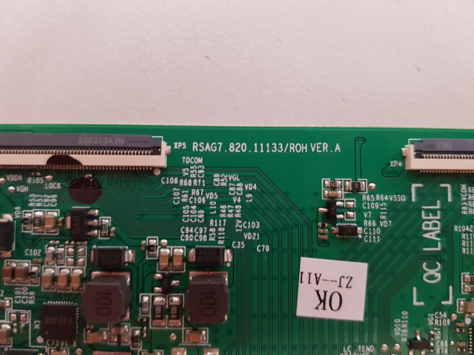 GENUINE HISENSE 43A7HAU T-CON BOARD RSAG7.820.11133 307153