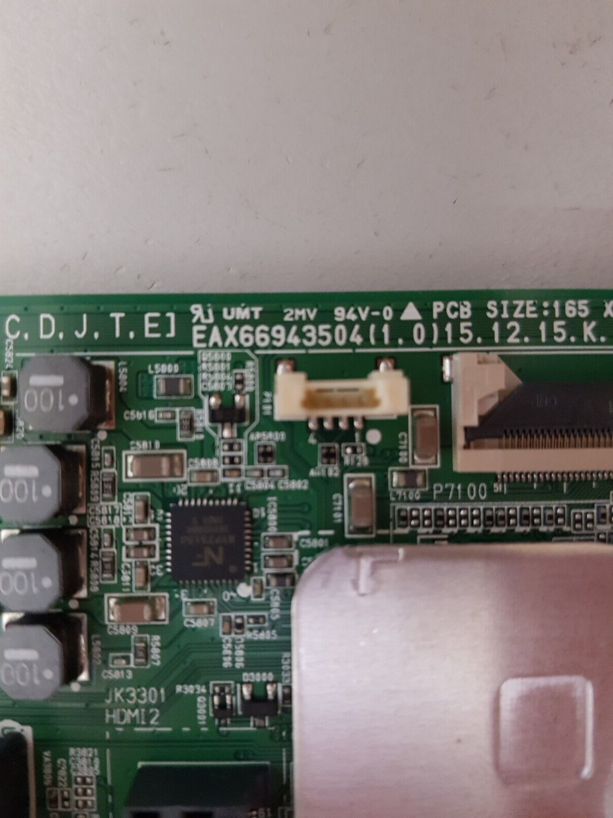 GENUINE LG 49UH610T -TB.BAUFLJD MAIN BOARD EAX66943504 1.0 63782701 83163001