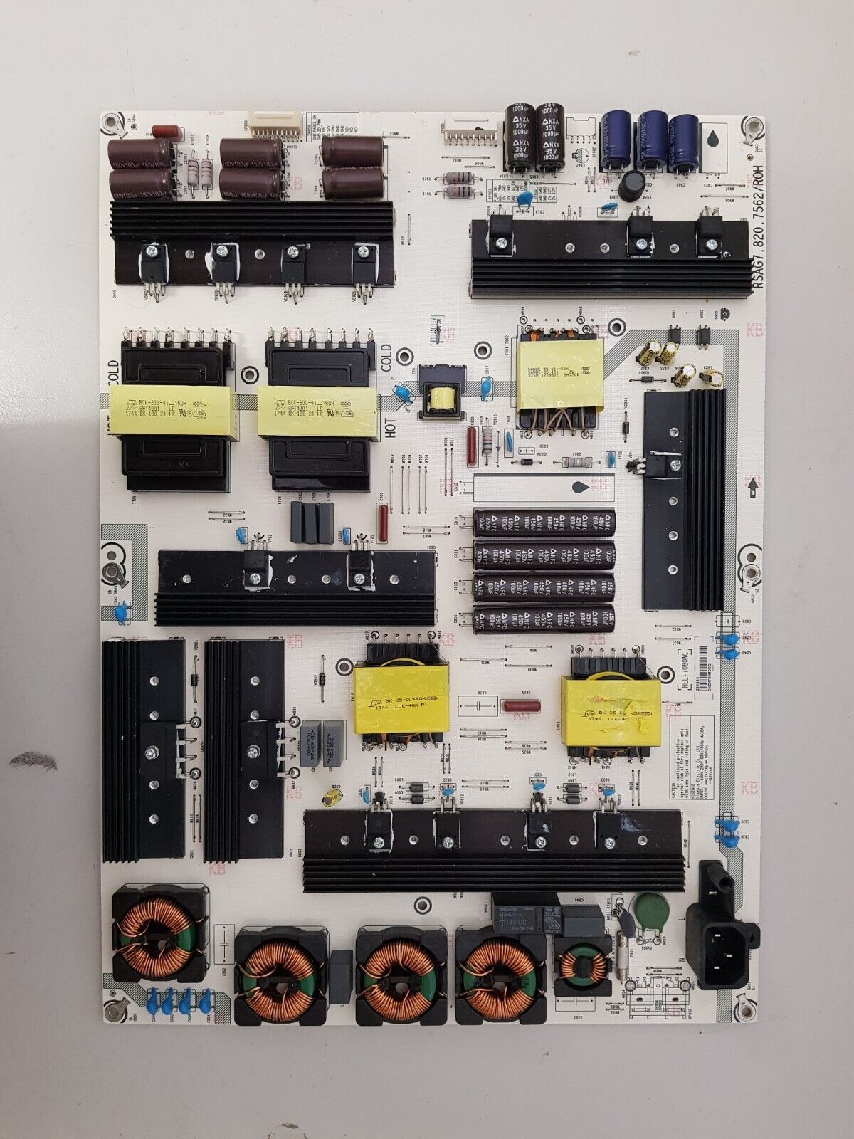 GENUINE HISENSE 75N7 POWER SUPPLY BOARD RSAG7.820.7562 HLL-7080WC 211683