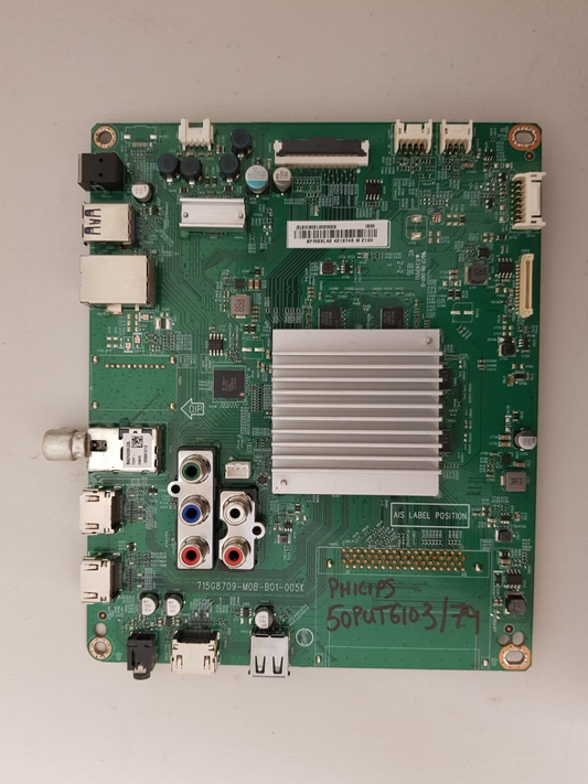 GENUINE PHILIPS 50PUT6103/79 MAIN BOARD 715G8709-M0B-B01-005K