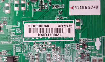 GENUINE LG 75UR8050PSB .AAUFLJD MAIN BOARD EAX70043605 1.0 67427702