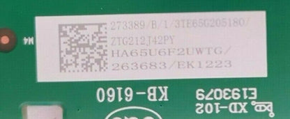 GENUINE HISENSE 65Q8 - 75Q8 MAIN BOARD RSAG7.820.9691 HA65U6F2UWTG/HA75U6F4UWTG