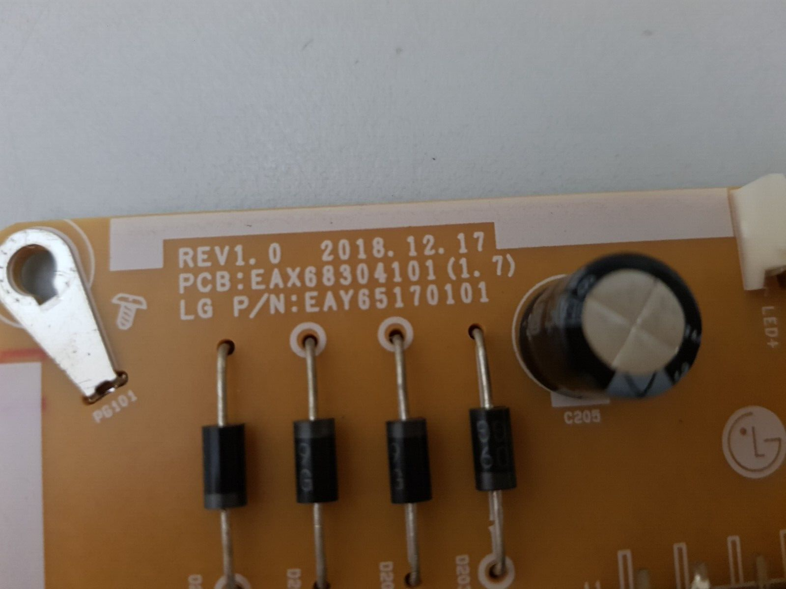 GENUINE LG 43UT640S0TA POWER SUPPLY BOARD EAY65170101