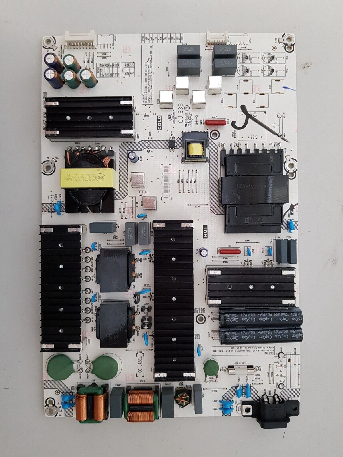 GENUINE HISENSE 75A7KAU POWER SUPPLY BOARD RSAG7.820.10689 310502
