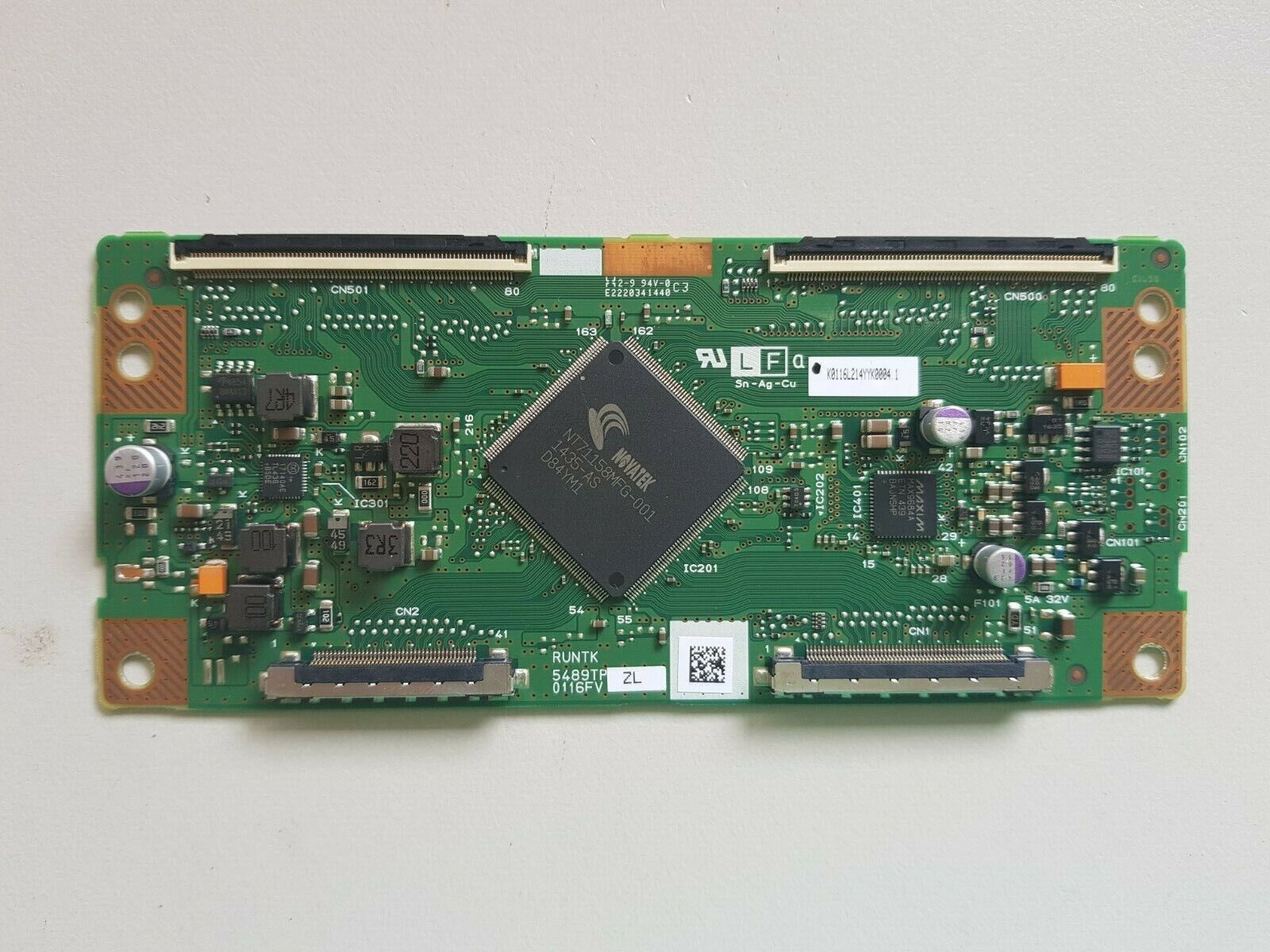 GENUINE LG 60LF6300 T-CON BOARD RUNTK5489TP0116FV RUNTK5489TPZL