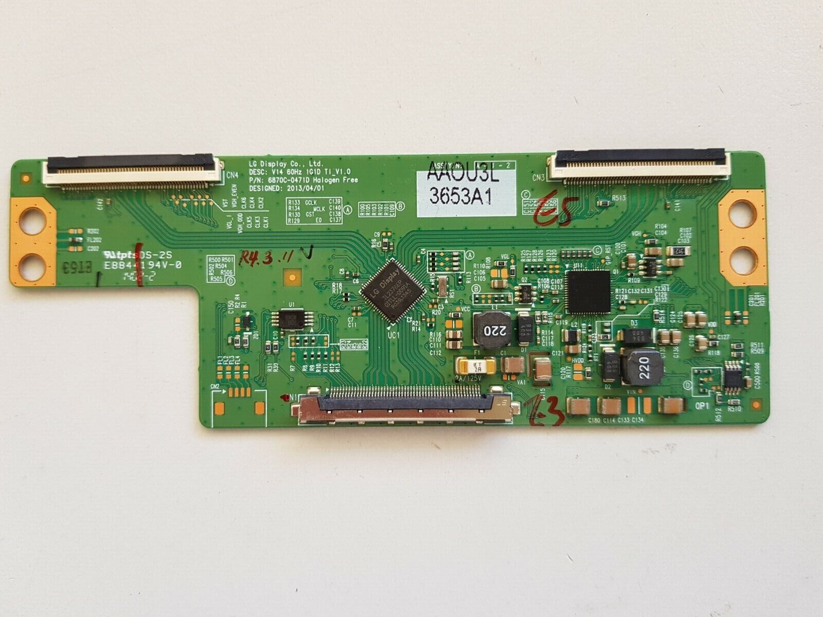 GENUINE LG 55LB5820 55LB6100 T-CON BOARD 6871L-3653A 6870C-0471D