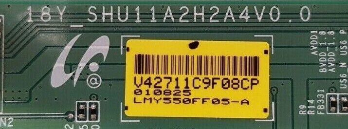 GENUINE SONY KD55X9500G T-CON BOARD 18Y_SHU11A2H2A4V0.0