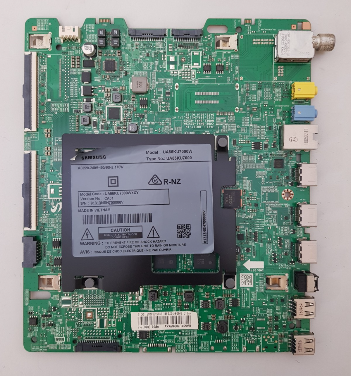 GENUINE SAMSUNG UA55KU7000 WXXY (VER CA01) MAIN BOARD BN94-10781F