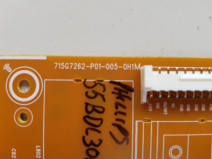 GENUINE PHILIPS 55BDL3010Q LED DRIVER BOARD 715G7262-P01-005-0H1M